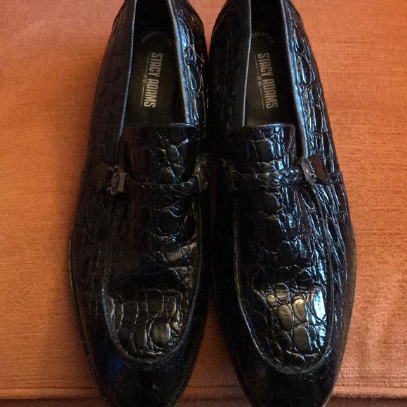 Men Stacy Adams leather memory foam dress shoes main image 6